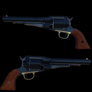 【VRCHAT想定】M1858 リボルバー 45LCコンバーション 缩略图 2