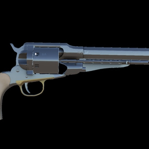 【VRCHAT想定】M1858 リボルバー 45LCコンバーション 缩略图 5