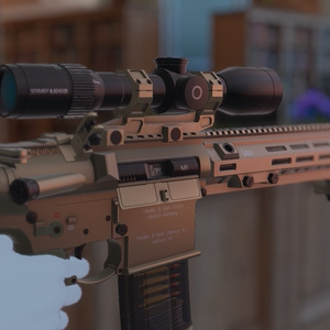 【VRChat想定】M110A1 ライフル 缩略图 2