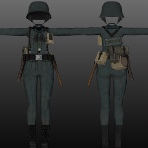 【VRCHAT想定】フェルトグラウ  戦闘服セット 缩略图 9