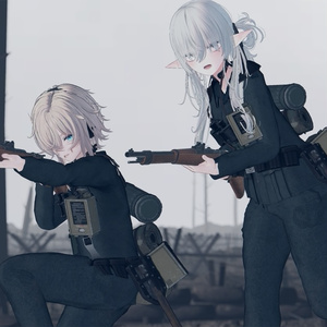 【VRCHAT想定】フェルトグラウ  戦闘服セット 缩略图 4