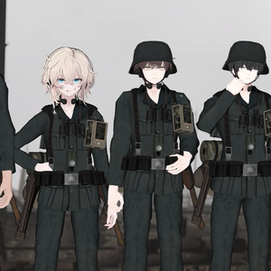【VRCHAT想定】フェルトグラウ  戦闘服セット 缩略图 3