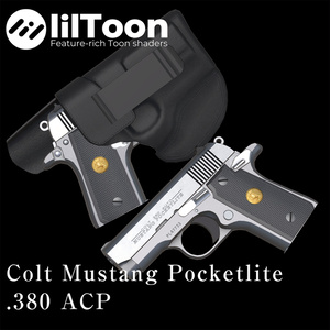 【VRChat想定】Colt Mustang PocketLite ピストル