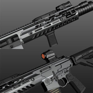【VRChat想定】SIG MCX Virtus SUR300 ライフル 缩略图 3