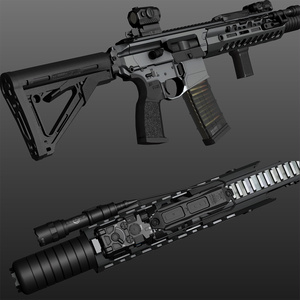【VRChat想定】SIG MCX Virtus SUR300 ライフル 缩略图 2