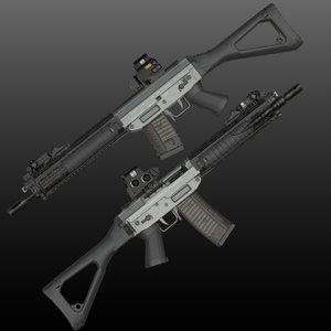【VRChat想定】SIG SG551 アサルトライフル 缩略图 2