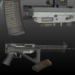【VRChat想定】SIG SG551 アサルトライフル 缩略图 4