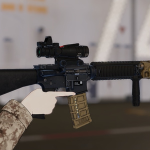 【VRChat想定】M16A4 アサルトライフル 缩略图 2
