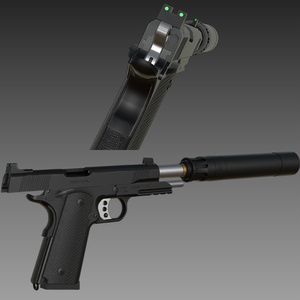 【VRCHAT想定】KIMBER TLE RLⅡ TFS　ピストル 缩略图 5
