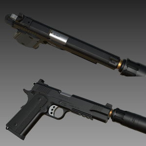 【VRCHAT想定】KIMBER TLE RLⅡ TFS　ピストル 缩略图 4