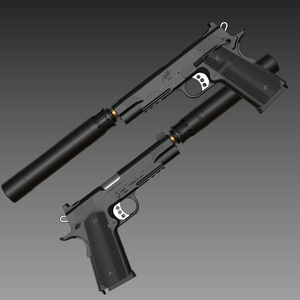 【VRCHAT想定】KIMBER TLE RLⅡ TFS　ピストル 缩略图 2