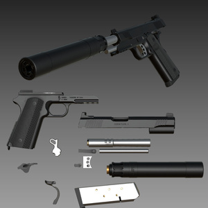【VRCHAT想定】KIMBER TLE RLⅡ TFS　ピストル 缩略图 6