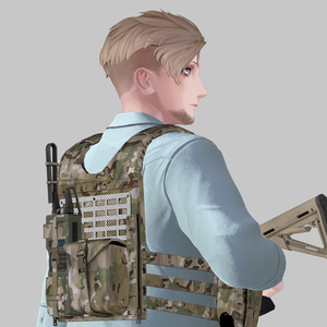 【VRCHAT想定】LV-119 プレートキャリア 缩略图 3