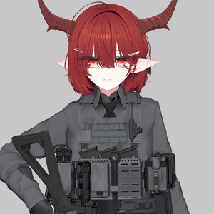 【VRCHAT想定】LV-119 プレートキャリア 缩略图 4