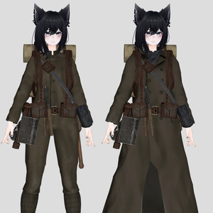 【VRCHAT想定】ホライズンブルー 戦闘服セット 缩略图 9