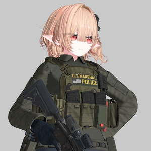 【VRCHAT想定】STRANDHÖGG Standard.Ver プレートキャリア 缩略图 2