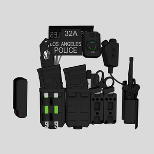 【VRCHAT想定】STRANDHÖGG POLICEプレートキャリアキット 缩略图 4