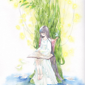 水彩原画】夜空 97×134mm - mf-artworks - BOOTH