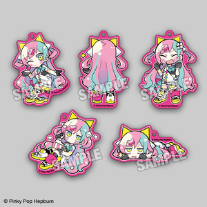 寺田てらさんが描いてくれたアクリルキーホルダー 全5種【Pinky Pop Hepburn Official】