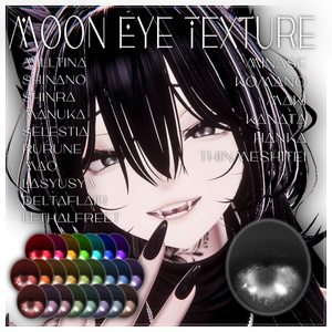 [15 Avatar Support] Moon Eye Texture [25 Color]