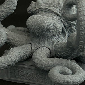 南海の魔ダコ 3Dプリントデータ