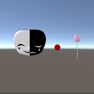 【まめひなた対応】ピエロのお面+α【VRChat想定】#ロボらぼ 缩略图 2