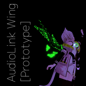 【無料】AudioLink Particle Wing (Prototype)【VRChat】