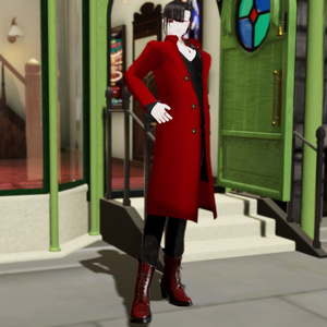 ヒールレザーブーツ【VRChat向け】|黒猫洋品店製