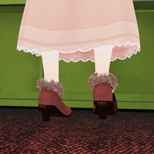 ファー付ブーツ【VRChat向け】|黒猫洋品店製