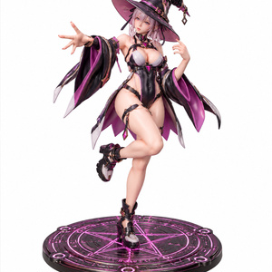 サイバーパンク魔女少女 3Dプリント可能フィギュア