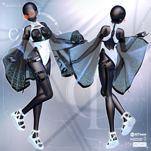 『CYLIS - サイリス -』◈7アバター対応 / VRChat向け3D衣装◈ 缩略图 2