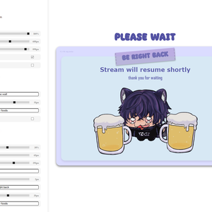 CUSTOMISABLE stream notes | BRB notes rotator | Twitch, Streamlabs, OBS | Streaming assets