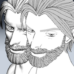  extra male head
