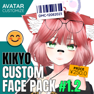 [桔梗/Kikyo] Default Face + 25 Expressions Pack (Bonus Included)