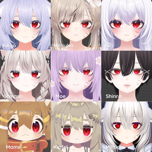【9アバター対応】 Vampire Eye & Makeup 🦇🩸 (Ichigo Added!) 缩略图 4
