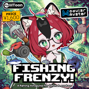 【VRC ギミック】 Fishing Frenzy 🎣💥 (Avatar Fishing Minigame)
