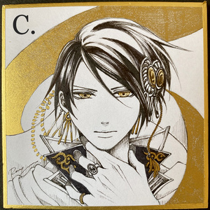 オリジナルイラスト 原画 色紙 モノクロ - daradaramochi - BOOTH