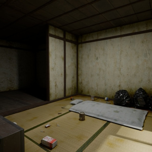 【Blender】汚い部屋Dirty room 3Dモデル 缩略图 4