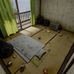 【Blender】汚い部屋Dirty room 3Dモデル 缩略图 8