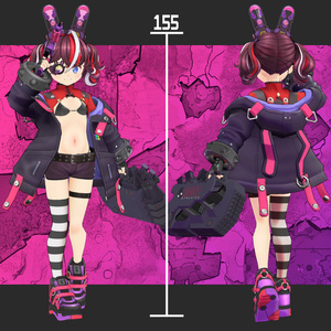「キラービット-Killerabbit-」VRC/VRM対応オリジナル3Dモデル/アバター 缩略图 3