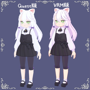 「るすばんねこ」VRC/VRM対応オリジナル3Dモデル/アバター 缩略图 5