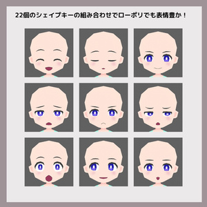 カニエライト – ローポリちび素体 缩略图 5