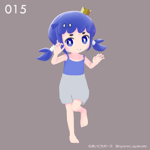 まいにちポーズ【011-020】3Dポーズ集（Humanoid対応） 缩略图 8