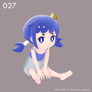 まいにちポーズ【021-027】床座りポーズ集｜3Dポーズ（Humanoid対応） 缩略图 9