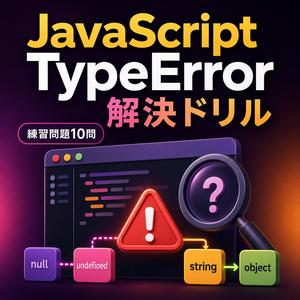JavaScript TypeError解決ドリル｜練習問題10問＋診断フロー