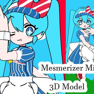 (Free VRChat Avatar) Mesmerizer Miku