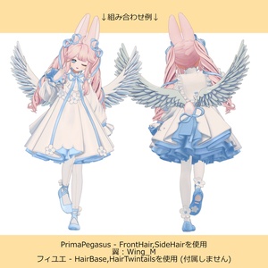 【髪型・翼モデル】プリマ・ペガサス【フィユエ対応】 缩略图 5