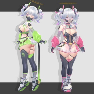 【K02専用】サイバーパンクフェイスマスク【無段階透過・カラー変更対応】 缩略图 3