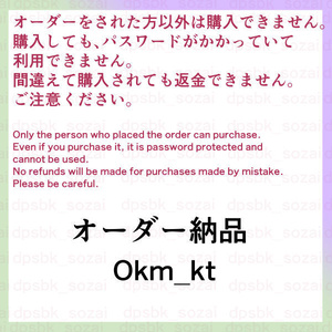 オーダー納品Okm_kt