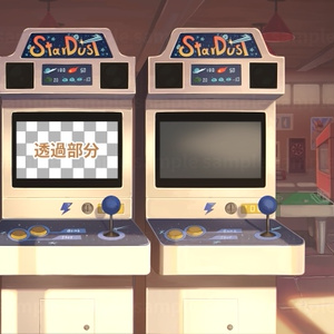 【オーバーレイ・配信背景】役目を終えたゲームセンター